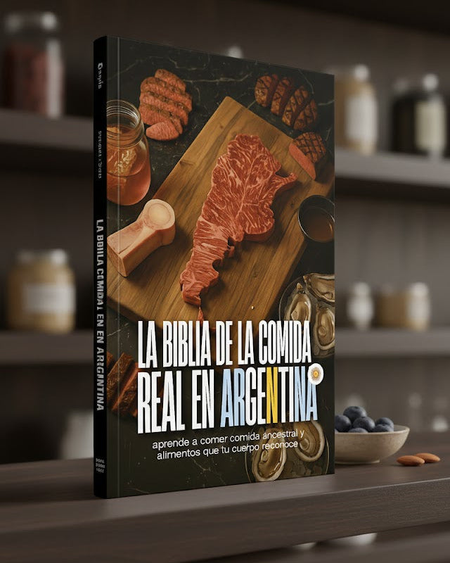 La biblia de la comida real en Argentina + 4 Bonos Gratis